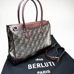 定価85万 新品 Berluti トラベルバッグ トワルマルブフ ボストンバッグ 