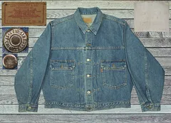 ✅️ 1986年製 Mサイズ Levis リーバイス 50s 復刻 70502-0217 セカンド 507xxモデル デニムジャケット Gジャン オレンジタブ スモールe