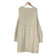 美品 23AW FRAY I.D フレイアイディー ラクーンニットミニワンピース サイズF アイボリー レディース 古着 中古 USED