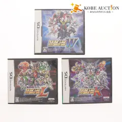 ■ 任天堂 DS ソフト スーパーロボット大戦 L K W 3本セット まとめ売り ニンテンドー DS専用ソフト ゲーム ケース付き