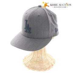 ■ ニューエラ キャップ 帽子 ’25 59FIFTY SCABAL ロゴ ロサンゼルス ドジャース メンズ レディース 7 1/8 グレー 付属品付き