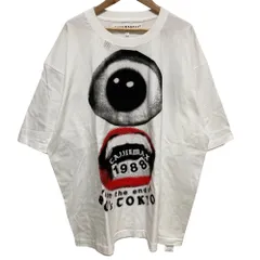 美品 TAGS WKGPTY タグスワーキングパーティ 田島一成 コラボ 1988 ショートスリーブ Tシャツ カットソー サイズF ホワイト レディース 古着 中古 USED 美品 TAGS WKGPTY タグスワーキングパーティ 田島一成 コラボ 1988
