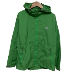 美品 THE NORTH FACE ノースフェイス コンパクトジャケット ナイロン パーカー NPW11410 サイズM グリーン レディース 古着 中古 USED