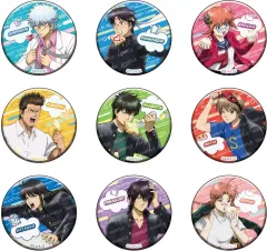 【中古】バッジ・ビンズ フルカラー全9種セット 「3年Z組銀八先生 缶バッジコレクション ちこく ちこく～」