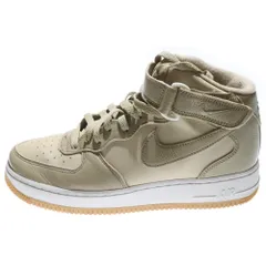 NIKE (ナイキ) AIR FORCE 1 MID 07 LIMESTONE エアフォース 1 ミッド ライムストーン ミッドカットスニーカー ベージュ US8.5/26.5cm DV7585-200
