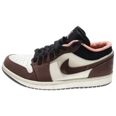 NIKE (ナイキ) AIR JORDAN 1 LOW SE LT CHOCOLATE エアジョーダン1 SE ライトチョコレート ローカットスニーカー ブラウン/ピンク US9/27cm DC6991-200