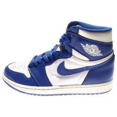 NIKE (ナイキ) AIR JORDAN 1 RETRO HIGH OG STORM BLUE エアジョーダン1 ストームブルー ハイカットスニーカー ブルー/ホワイト US9/27cm 555088-127