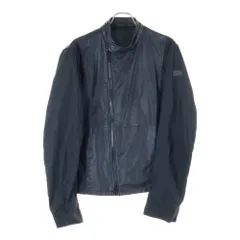 EMPORIO ARMANI (エンポリオアルマーニ) ナイロン フロントメッシュ ジップアップジャケット ブラックのサムネイル