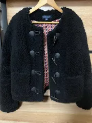 トミーヒルフィガー シープスキン 厚手 フリース ジャケット