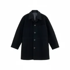 31L8 【美品】LANVIN CLASSIQUE ランバン クラシック カシミヤジャケット ショートコート アウター 48サイズ ブラック カシミヤ100％ メンズo07tのサムネイル