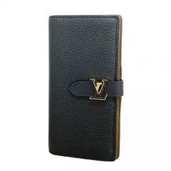 ルイ・ヴィトン(Louis Vuitton) ルイ・ヴィトン 長財布 トリヨン LVヴェルティカルウォレット Ｍ81330 ブラックレディース