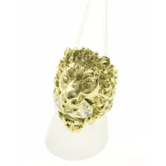 【GUCCI】ライオンヘッド スワロフスキーリング