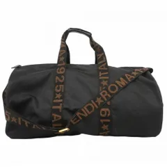 FENDI ボストンバッグ　ロゴ　大容量　ナイロン　ブラック　旅行カバン 楽天市場】FENDI フェンディ FENDI KIDS NYLON FF MONOGRAM GYM BAG