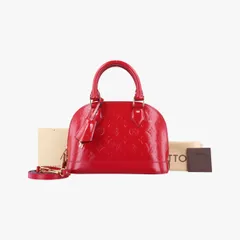 ルイヴィトンLouis VuittonアルマBB ポムダムール ヴェルニ M91606 MI0143