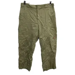 Dickies ワークパンツ W36 ベージュ ディッキーズ ジップアップ ワーク ダブルニー 無地 2512-202