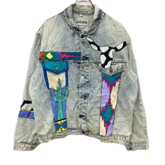 SUNDANCE デニムジャケット L アイスブルー Gジャン USA製 アメリカ製 春秋物 a712-5485