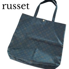 美品 ラシット トートバッグ 肩掛け A4可 グレー 総柄 高島屋♯2243 