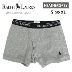POLO RALPH LAUREN ポロ・ラルフローレン 【単品】 ボクサーパンツ メンズ 下着 無地 刺繍 ワンポイント ギフト プレゼント HEATHER GREY ヘザーグレー 各サイズあり【新品・正規品】