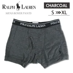 POLO RALPH LAUREN ポロ・ラルフローレン 【単品】 ボクサーパンツ メンズ 下着 無地 刺繍 ワンポイント ギフト プレゼント CHARCOAL チャコール 各サイズあり【新品・正規品】