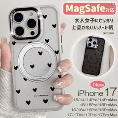 iPhone17 ハート iPhone 16 magsafe対応ケース iPhone15リング スタンド iPhone17Air スマホケース iPhone14 13クリアケース お洒落ケース 韓国 iPhone15promax yunban601