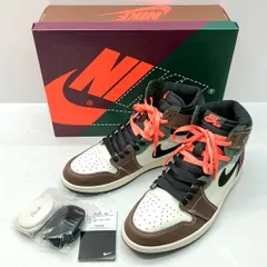 01w-5073 ナイキ NIKE  AIR JORDAN 1 エア ジョーダン 1 レトロ ハイ OG クラフテッド ブラック/ブラウン/ダークチョコレート DH3097-001 28.0cm シューレース/タグ/箱つき メンズ  スニーカー  【中古品】