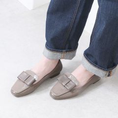 マッキントッシュロンドン フリンジスリッポンシューズ DBRガラス