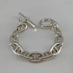 HERMES(エルメス)　シェーヌダンクル　TGM　11コマ　ブレスレット　シルバー