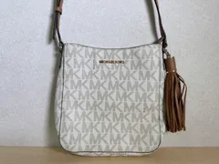 Michael Kors MKロゴ ショルダーバッグ ホワイト