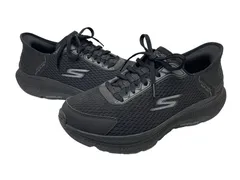 スケッチャーズ SKECHERS Slip-ins Go Run Consistent スリップインズ ゴーラン コンシステント 220863 メンズ靴 スニーカー ブラック 26.5cm 601sh-62