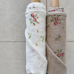 【1M】×142cm幅(延長カットOK!) リトアニアから直輸入したインポート花柄リネンの麻生地/9番手/リネン(麻)100% 《商標登録》 洗いざらしのリネンドルチェ® 水通し不要リネンドルチェ® 全国送料無料でお届け♪