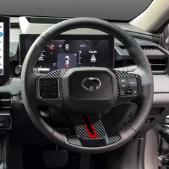 送料無料 RAV4 26年式対応 右ハンドル専用 ステアリングスイッチフレーム 3点セット 高質感ツートンデザイン 内装ドレスアップパーツCYB85週末セール