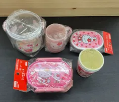 【未使用・現状品】ハローキティ　お弁当・キッチングッズ　5点　A-31