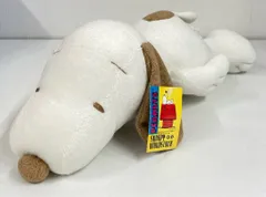 寝そべりぬいぐるみ SNOOPY (アイボリー)
