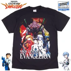 340 EVANGELION Tシャツ 新世紀 エヴァンゲリオン アニメ ブラック Lサイズ 美品 逆輸入 アニメ 綾波レイ 碇シンジ 惣流アスカラングレー セカイ系 メンズ レディース NEON GENESIS 映画 漫画 レア 稀少 誕生日プレゼント