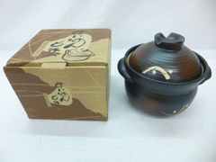 希少！】大蝶恵美子さん作 土鍋 ひとり鍋 - メルカリ