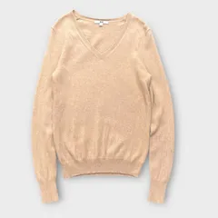 UNIQLO カシミヤ100% Vネックセーター ユニクロ Mサイズ 251-173615 ニット レディース