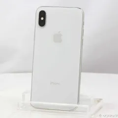 〔中古品〕 iPhoneX 256GB シルバー NQC22J／A SIMフリー【377】