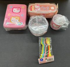 ハローキティ 当時物 平成レトロなランチグッズ 5点セット 未使用品