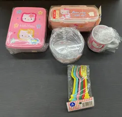 【未使用・現状品】ハローキティ　お弁当・キッチングッズ　5点　A-33