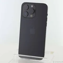 〔中古品〕 iPhone14 Pro Max 256GB スペースブラック MQ9A3J／A SIMフリー【349】