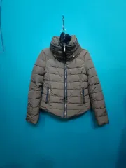 ZARA ザラ レディース ハイネック ファー付き ダウンジャケット