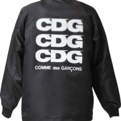コムデギャルソンCDG ナイロンコーチジャケット XL ボア　ロゴジャケット　黒 2026年最新】cdg コーチジャケット ボアの人気アイテム - メルカリ