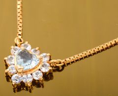 K18 ブラウンダイヤモンド・ダイヤモンド ネックレス 品番d23-218