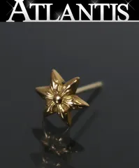 正規品✳︎クロムハーツ　22kゴールドスタッドピアス　片耳 クロムハーツCHプラススタッド22Kwithダイヤモンド（ピアス）|クロム