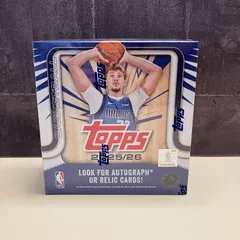 2025-26 Topps NBA FLAGSHIP BASKETBALL MEGA 新品未開封ボックス メガ バスケ