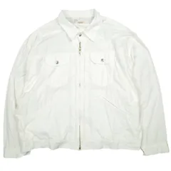 IMPRESTORE インプレストア Ginny ZIP JACKET ジニー ジップジャケット 40(L) WHITE コットンポプリン ブルゾン アウター g24500