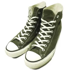 CONVERSE コンバース 日本製 ALLSTAR CANVAS J HI オールスター キャンバス ジャパン ハイカット US9(27.5cm) OLIVE MADE IN JAPAN スニーカー シューズ g23793