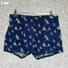 Lee 帆船柄 コーデュロイ ショートパンツ Sサイズ