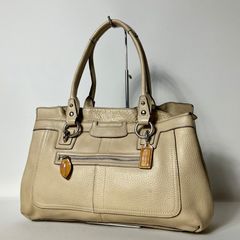 COACH(コーチ)ペネロピ レザーショッパートートバッグオフホワイト 