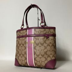 COACH コーチ トートバッグ シグネチャー ブラック 14385 y2k - メルカリ